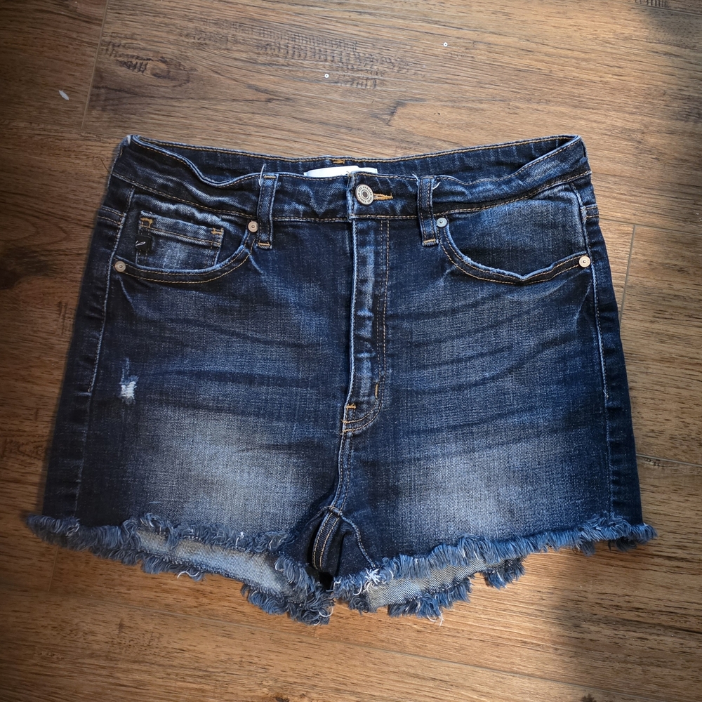 KanCan Dark Blue Jean Shorts
